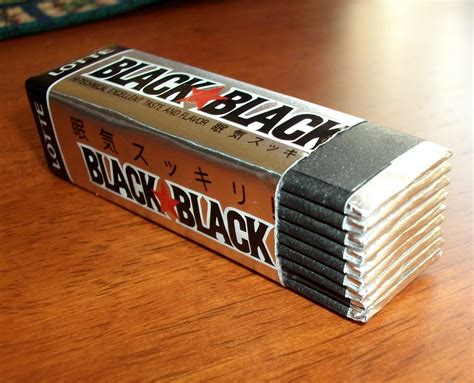 Black Chewing Gum